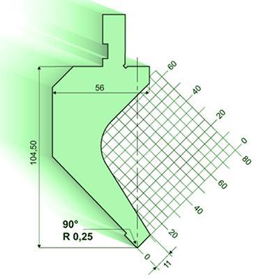 Punzones 90°