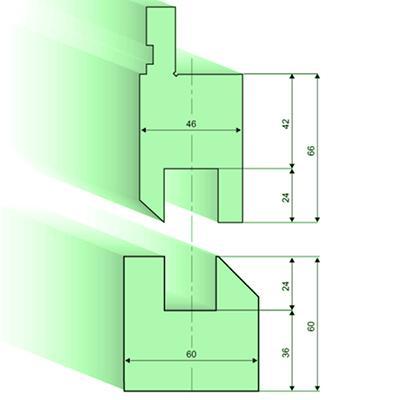 Soporte de insertos para Z e insertos para plegar / aplastar