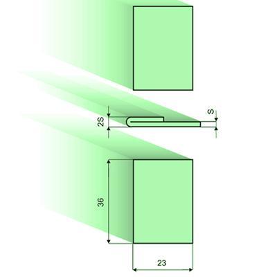 Soporte de insertos para Z e insertos para plegar / aplastar