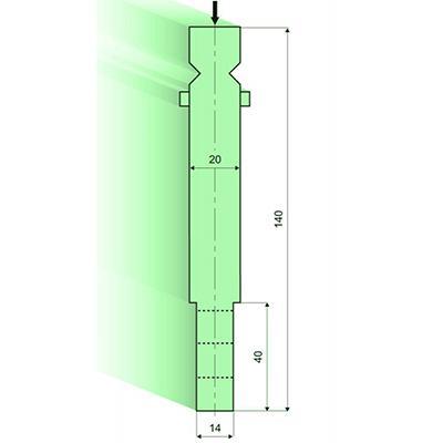 Punzones de radio con soporte R 7-50