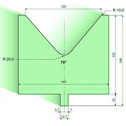 Matrices 78°, H=130mm