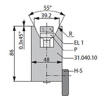Matrices 60°, H=86mm